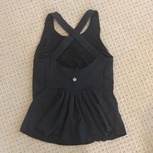 Lulu lemon peplum tanktop size 6